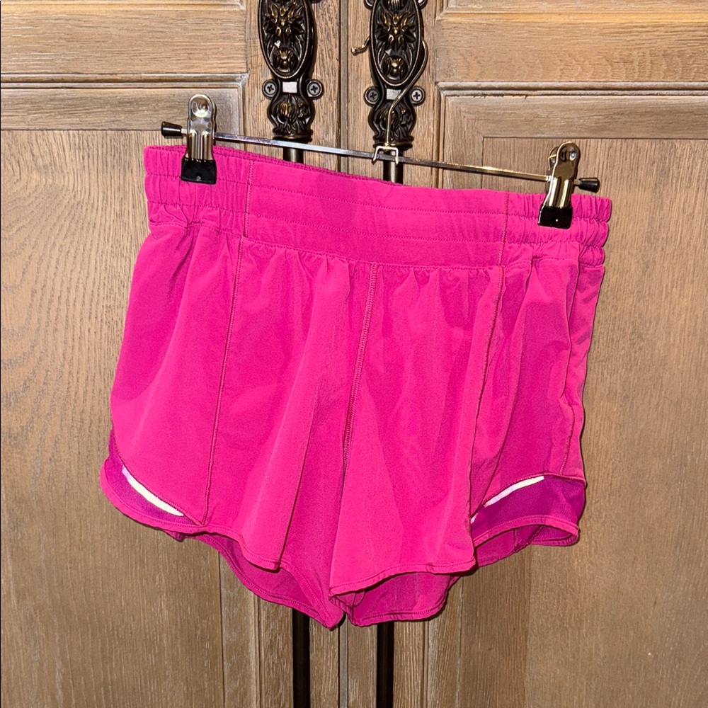 Lululemon Athletica Bright Pink Athletic Shorts